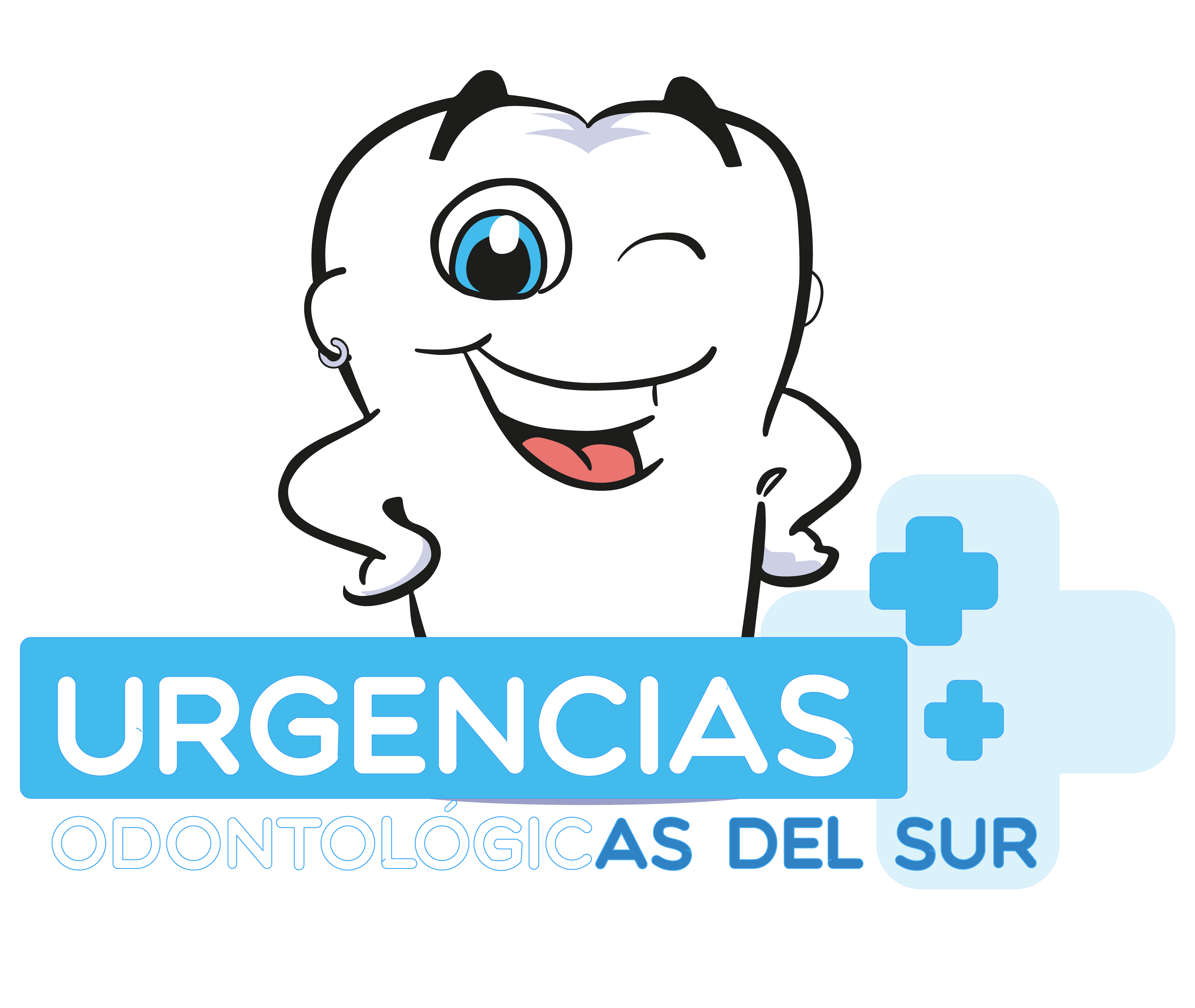 Logo Urgencias odontologicas del sur por mitad_Mesa de trabajo 1